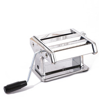 Offre Spéciale 220v ménage deux couteaux manuel nouilles et produits céréaliers faisant la Machine petite Machine à manivelle multifonction