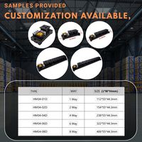 Module de bornier de distribution d'alimentation AOSI 1 position pour rail DIN automobile avec filtre pour boîtier de commande électrique
