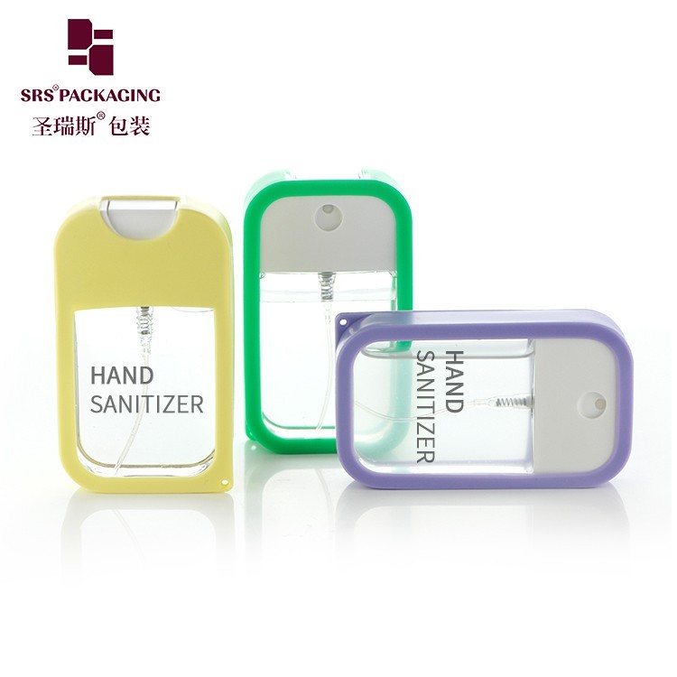 Parfum D&amp;#39;atomiseur Avec 8 Couleurs Étuis En Silicone 40ML Bouteilles Fines De Jet De Brume