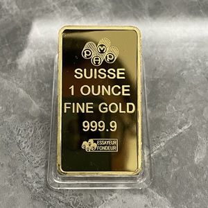 Moneda Conmemorativa de Oro de Banco Suizo - Moneda de Oro de 1 Onza de Forma Irregular - Moneda de la Diosa - Cuadrada Dorada - Product Image 4