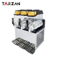 Machine à Granita Professionnelle Automatique Double Bac, Nouvelle Machine à Jus Glacé et à Granita pour Bars, Restaurants, Hôtels et Magasins Alimentaires