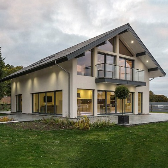 Maisons préfabriquées 3 chambres à coucher maisons préfabriquées de luxe villas en acier léger maisons manufacturées maison préfabriquée