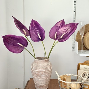 Decoración floral para salón de bodas con simulación de <span class=keywords><strong>película</strong></span> 3D de Guanyin, loto, anturio y palmera flamenco. - Product Image 3
