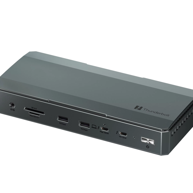 Winstars Thunderbolt 5 Docking Station Tool Free SSD Enclosure Triple Display Dock