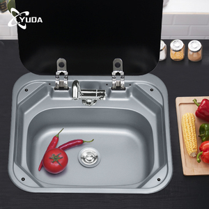 Lavelli da cucina per esterni Topcounter rimorchi da viaggio lavelli in <span class=keywords><strong>acciaio</strong></span> inossidabile lavelli ad acqua a vasca singola - Product Image 3