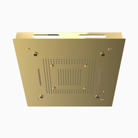 Pomme de douche de plafond à pluie led de meilleure qualité en plusieurs couleurs pour salle de bain