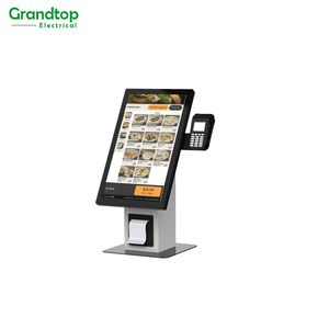 Quiosco <span class=keywords><strong>de</strong></span> autopedido <span class=keywords><strong>de</strong></span> escritorio moderno con pantalla táctil grande, sincronización <span class=keywords><strong>de</strong></span> datos en tiempo real para un servicio <span class=keywords><strong>al</strong></span> <span class=keywords><strong>cliente</strong></span> rápido y eficiente - Product Image 2