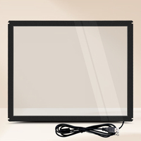 15-Inch 10-Point IR Waterproof Aluminum+Plastic Touch Screen Gaming Monitor with Multi-Touch USB Interface-Black 4:3 in Stock