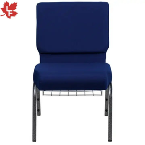 Moderno usato impilamento telai in metallo 21 pollici chiesa mobili ad incastro imbottito tearter sedia sedia impilabile sedia da chiesa sedia impilabile - Product Image 5