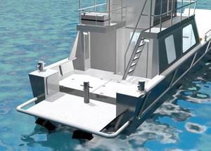 Fabricante de barcos 12M 37 pies Todo soldado Carga de aluminio Gran espacio Transporte Embarcación Barco de pesca - Product Image 4