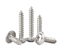 Vis autotaraudeuse à tête cylindrique fraisée DIN968 avec collier et rondelle intégrée, pointe acérée, kit de fixation en acier, lot de pièces