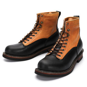 Producto Popular: Botas de Senderismo Casuales Inglesas Hechas a Mano para Hombre, de Cuero Vacuno, Aptas para Uso en Exteriores, Botas Chukka de Seguridad para Hombre - Product Image 4