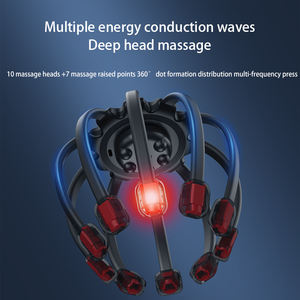 Masajeador de cabeza de pulpo Masajeador facial de relajación de cuero cabelludo eléctrico para la circulación sanguínea y el alivio de la fatiga - Product Image 5