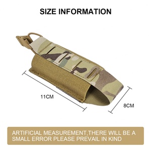Bolsa Táctica Ligera para Cargador de un Solo Cartucho Bk Cb Rg Mc MCBK de Cuatro Colores, Fabricada en Nailon Resistente - Product Image 2