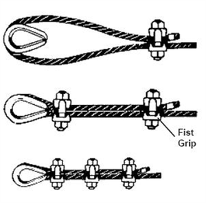 Abrazaderas de Cable de Alta Resistencia Maxplus Tipo US, Clips para Cables de Acero Maleable, Certificación ISO9001, Hechas en China, Abrazaderas Galvanizadas Fijas H - Product Image 2