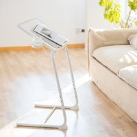Table d'appoint pliable en plastique pour ordinateur, réglable en hauteur, modèle XD-ZZ5240, idéale pour chambre et bureau