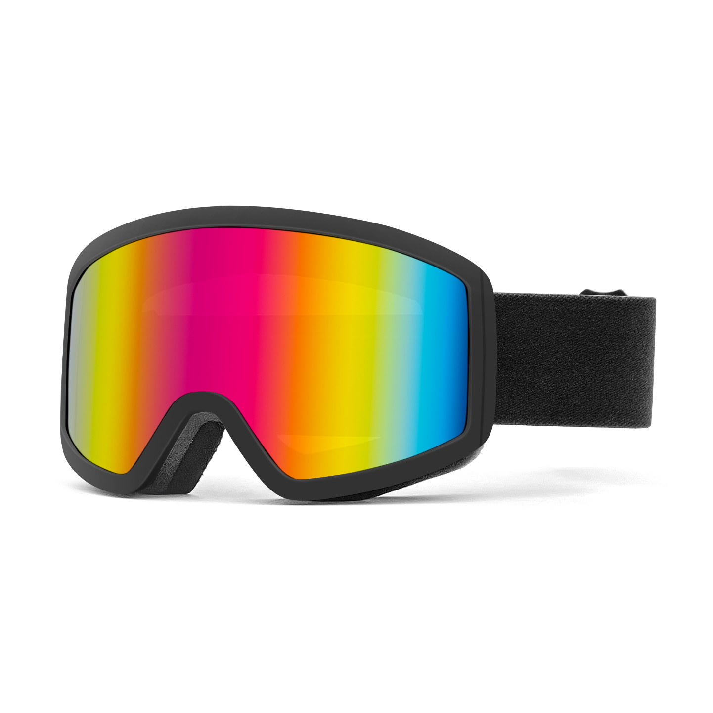 Black frame red lenses