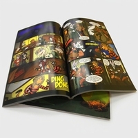 Service d'impression de mangas et de bandes dessinées anglaises personnalisées de haute qualité, en couverture souple, en promotion
