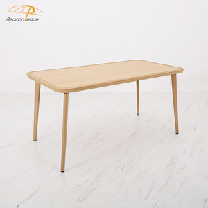 Chaise moderne en <span class=keywords><strong>rotin</strong></span> meubles <span class=keywords><strong>de</strong></span> salle à manger <span class=keywords><strong>de</strong></span> <span class=keywords><strong>jardin</strong></span> patio extérieur plastique bois 4 places table à manger et ensemble <span class=keywords><strong>de</strong></span> chaises - Product Image 4