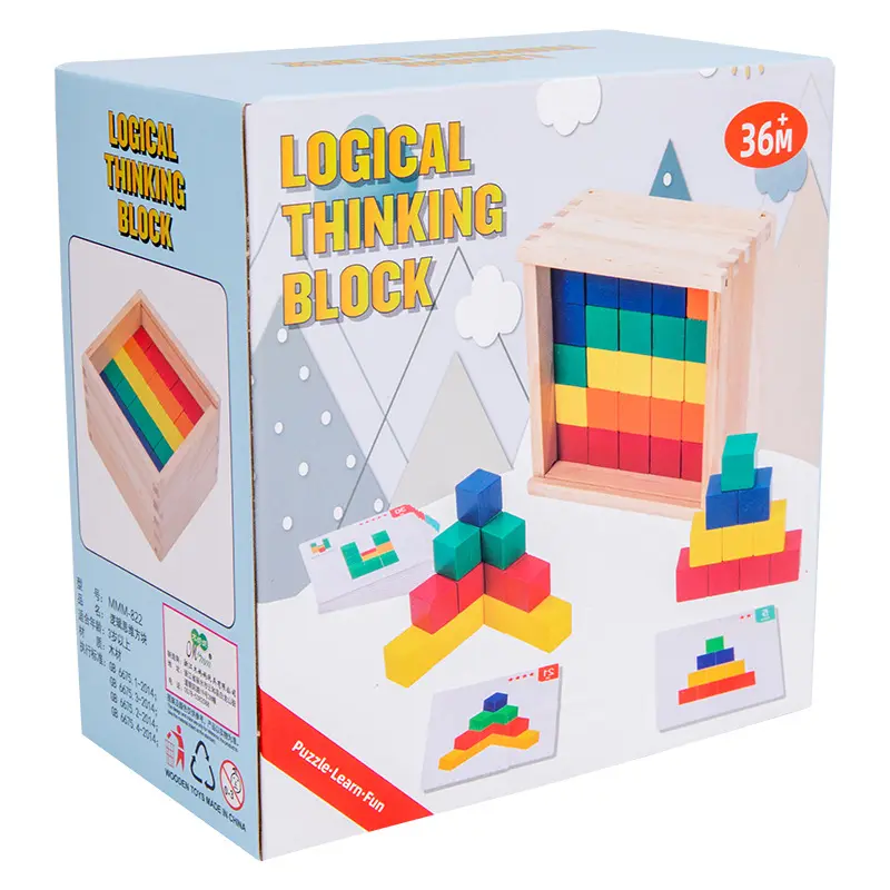 Puzzle educativi precoci con approvazione CE CPC giochi di costruzione da tavolo per bambini Unisex