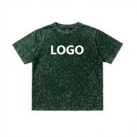 T-shirt uni à manches courtes style Ringer pour homme, avec bordure contrastante, 100 % coton, poids lourd, haute qualité