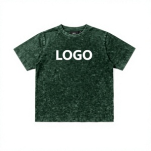 T-shirt <span class=keywords><strong>da</strong></span> uomo a maniche corte stile Ringer, tinta unita, con bordo a contrasto, 100% cotone pesante, di alta qualità - Product Image 1