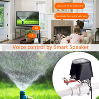 Válvula de Gas Eléctrica Inteligente Zigbee con Control por Aplicación WIFI, Control por Voz, Resistente al Agua, Temporizador de Cierre de Agua para Hogar, Jardín y Exteriores