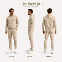 Ensemble de survêtement de golf personnalisé pour homme – Sweat-shirt léger haute performance et pantalon de jogging à séchage rapide, extensible dans les 4 sens – Fournisseur OEM ODM