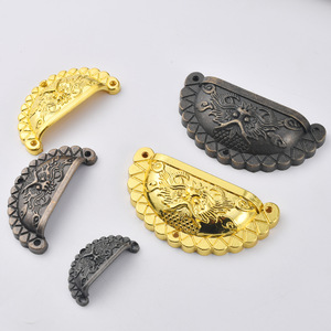Poignée de meuble antique en forme de coquille, en alliage de zinc, design traditionnel, bouton de meuble durable pour tiroir de cuisine, armoire à pharmacie - Product Image 4