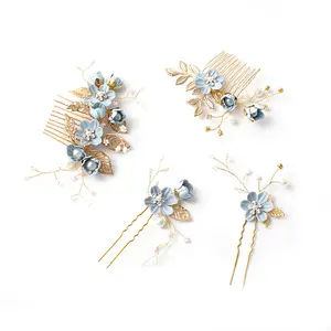 Set di gioielli per capelli da sposa spille per capelli da sposa accessori per capelli da sposa accessori per capelli accessori per strass