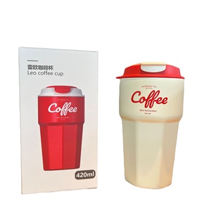 Madou – flacons sous vide 420Ml 620Ml, nouveau Style avec Logo personnalisé, Double revêtement en poudre murale en acier inoxydable, Thermos, tasse à café - Product Image 1