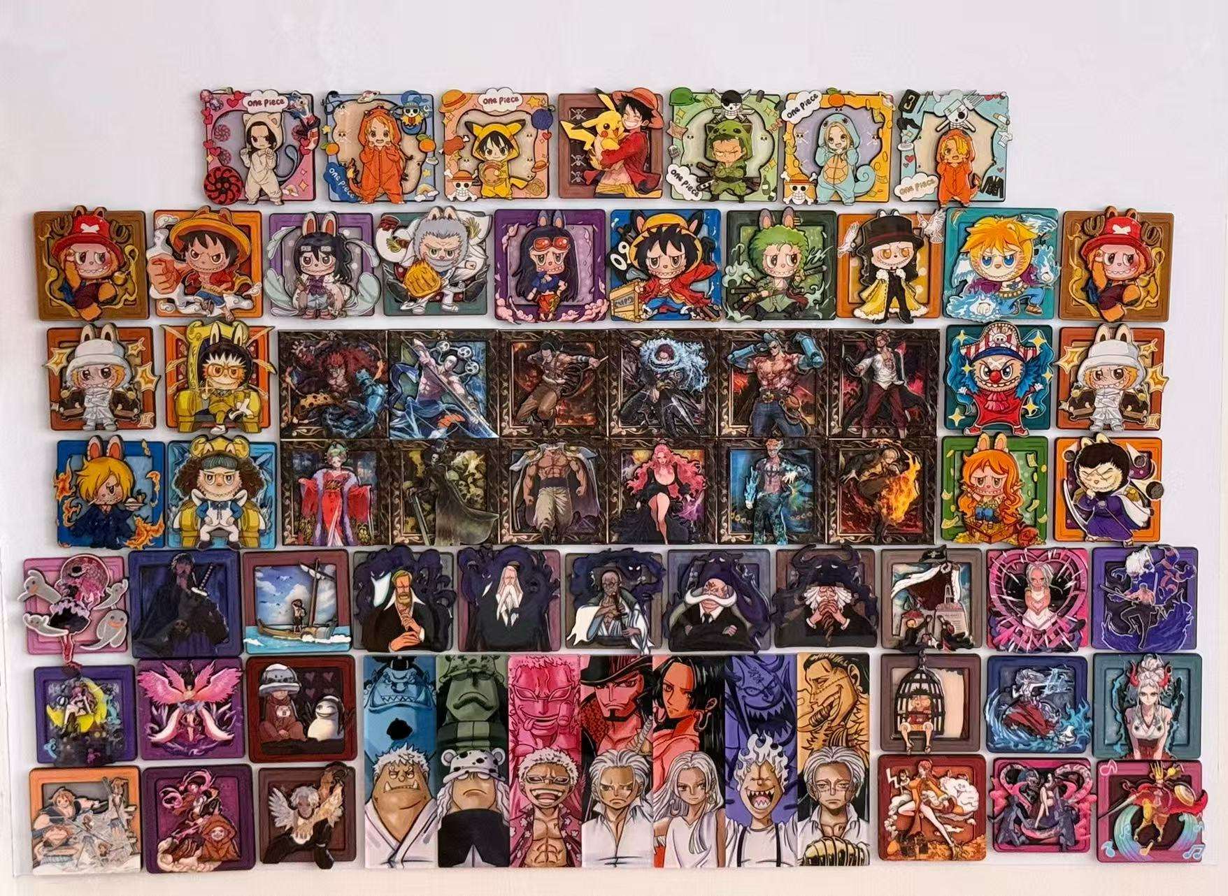 Magneti in legno rossi