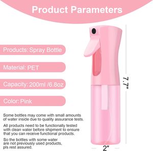 High Pressure Continuous Spray <b>Bottle</b> <b>200ml</b> 300ml Matte Black Kitchen Oil Spray <b>Bottle</b> Hairdressing Salon Continuous <b>Bottle</b> - Product Image 2