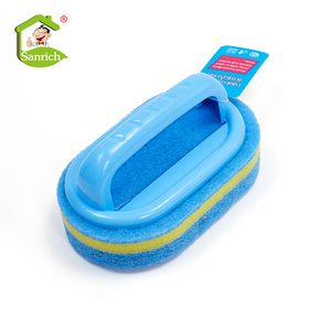 Éponge <span class=keywords><strong>magique</strong></span> de nettoyage pour cuisine, salle de bain et toilettes, brosse à poignée pour le nettoyage des murs en verre et des fentes de fenêtres en céramique - Product Image 2