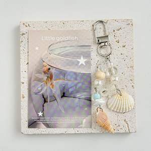 Ocean Pearl Shell Inspiré Accessoires Perlés Ins-Style Téléphone Chaîne Déco Charme Sac Porte-Monnaie Porte-clés - Product Image 3