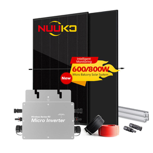 <span class=keywords><strong>Kit</strong></span> de système <span class=keywords><strong>solaire</strong></span> flexible pour jardin, panneau de balcon en silicium polycristallin PWM 600 watts, système connecté au réseau allemand - Product Image 1