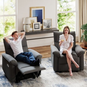 Canapé inclinable en cuir moderne de luxe, multifonctionnel, intelligent et électrique, pour la maison, le bureau ou les hôtels - Product Image 2