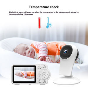 กล้องวิดีโอ LCD ขนาด2.8นิ้วสำหรับ<span class=keywords><strong>เด็ก</strong></span>กล้องอินฟาเรดสำหรับดูเวลากลางคืนให้อาหารโหมด VOX <span class=keywords><strong>ตรวจ</strong></span>สอบอุณหภูมิหน้าจอแบตเตอรี่โทรศัพท์<span class=keywords><strong>เด็ก</strong></span> - Product Image 2