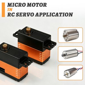 Moteur <span class=keywords><strong>micro</strong></span> sans noyau à courant continu 1718 de 17 mm de diamètre, aimant puissant, 7,4 V 24 V, à faible bruit, 30 000 tr/min, pour servomoteur d'avion RC - Product Image 3