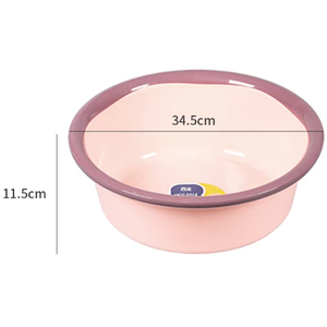 BW2031 Großhandel Rundes Verdicktes Kunststoff-Fußbad-Becken für den Heimgebrauch im Badezimmer, Wäsche, Babypflege, Gemüsewäsche - Product Image 5