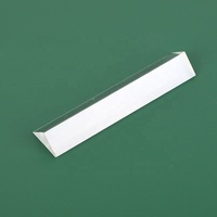 Prisme optique enseignement de la physique équipement expérimental prisme prisme en verre transparent lentille de fenêtre à quartz
