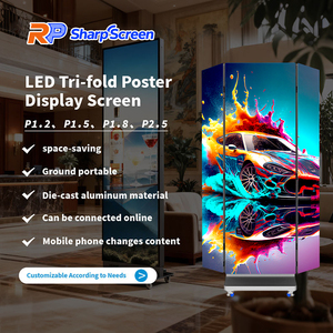 Écran LED pliable 1280x1920mm P2 P2.5, contrôle WiFi, affichage numérique portable pour publicité extérieure, animation pour magasin - Product Image 2