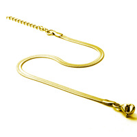 Bracelet en acier inoxydable plaqué or en gros, chaînes serpent, trombone, maille câble pour femmes, accessoires de fabrication de bijoux DIY
