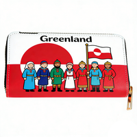 Sac à main en cuir pour femme, style touristique des îles Canaries, Groenland et Madagascar, forme rectangulaire, design personnalisé, vente en gros