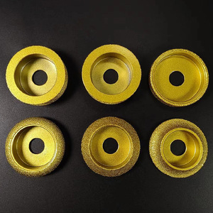 Meule diamantée évasée Yunbei Yb à liant résineux, abrasif pour le traitement de la pierre et l'or, pour le façonnage des bords du marbre, du granit et des carreaux - Product Image 1