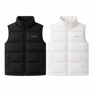 Gilet <span class=keywords><strong>sans</strong></span> manches pour homme, chaud, imperméable et respirant, avec fermeture éclair, pour le golf et la course à pied, léger, amovible, service OEM - Product Image 4