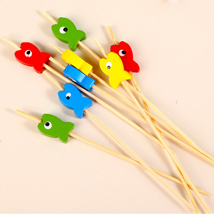 Petits poissons pour les yeux, couleurs assorties, 12cm, 100 pièces/sac