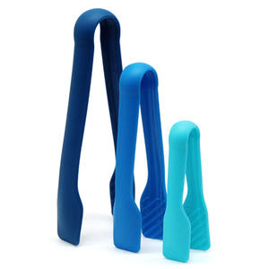Plástico cozinha itens 3 em 1 cozinha salada pinças de pão definido com colorido plástico cor PP gelo tong set - Product Image 6