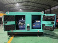 Groupe électrogène diesel silencieux 30KW/50/80/100/150/300kW 1800 tr/min triphasé refroidi par eau démarrage électrique 12V DC télécommande
