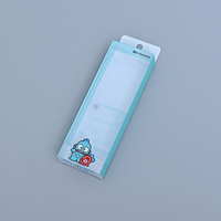 Boîte cadeau transparente en plastique PET avec impression personnalisée en relief et cintre pour l'emballage des produits d'épicerie et des supermarchés